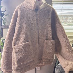 Oversized Teddy Coat